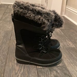 Very comfy and stylish for winter. Can be rain/snow boots. Never been worn.